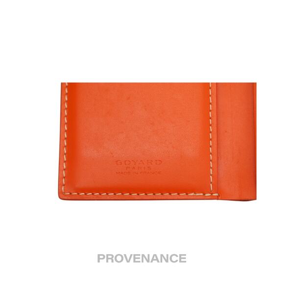 🔴 Goyard Saint Pierre Card Wallet - Orange Goyardine - Picture 7 of 9